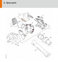 Stihl BGA30.0 Cordless Blower Spare Parts